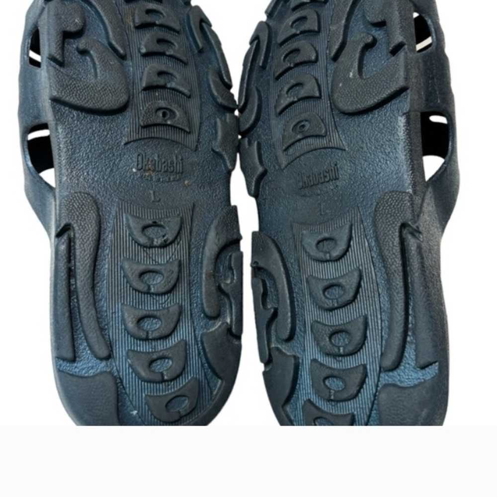 Okabashi Black Men's Slip-On Sandals - Picture 2 of 4